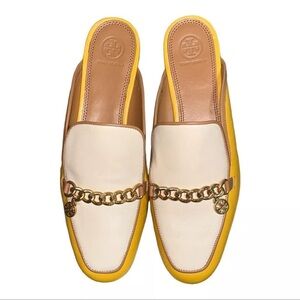 Benton Leather Loafer Mules